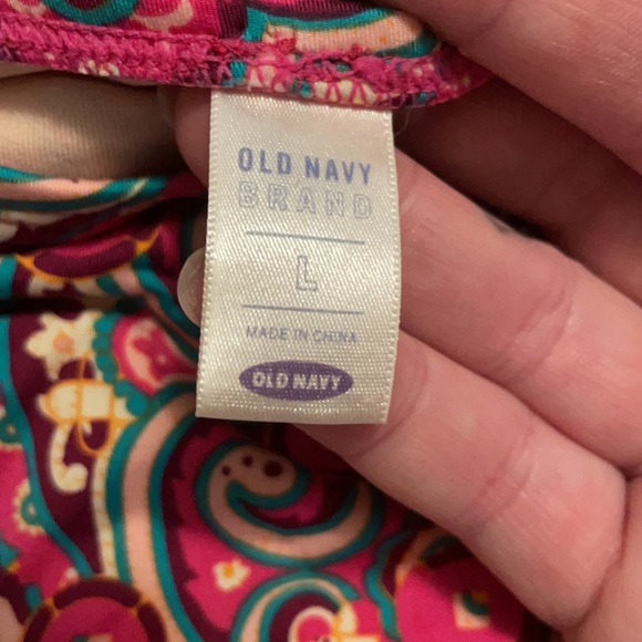 👙☀️OLD NAVY PAISLEY TIE STRING BIKINI XL/L🌈🏝 - Picture 3 of 5
